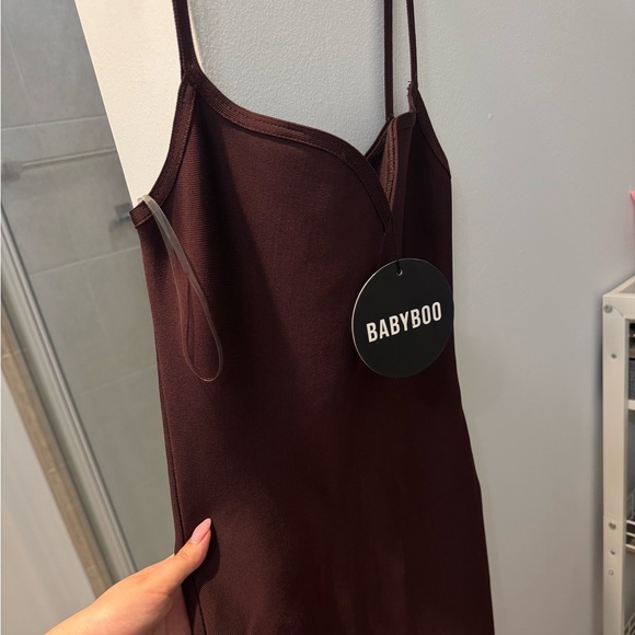 BABY BOO Mayra Bandage Maxi Dress - Chocolate - Picture 4 of 5